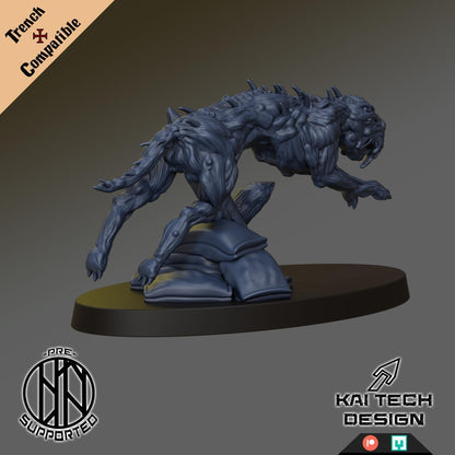 Hell Hounds - 3D printed Grimdark Miniature