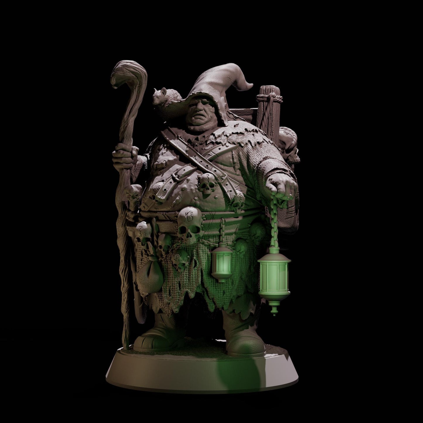 Wandering Merchant Of Rot - 3D printed miniature  - Wargaming - Trench Grimdark