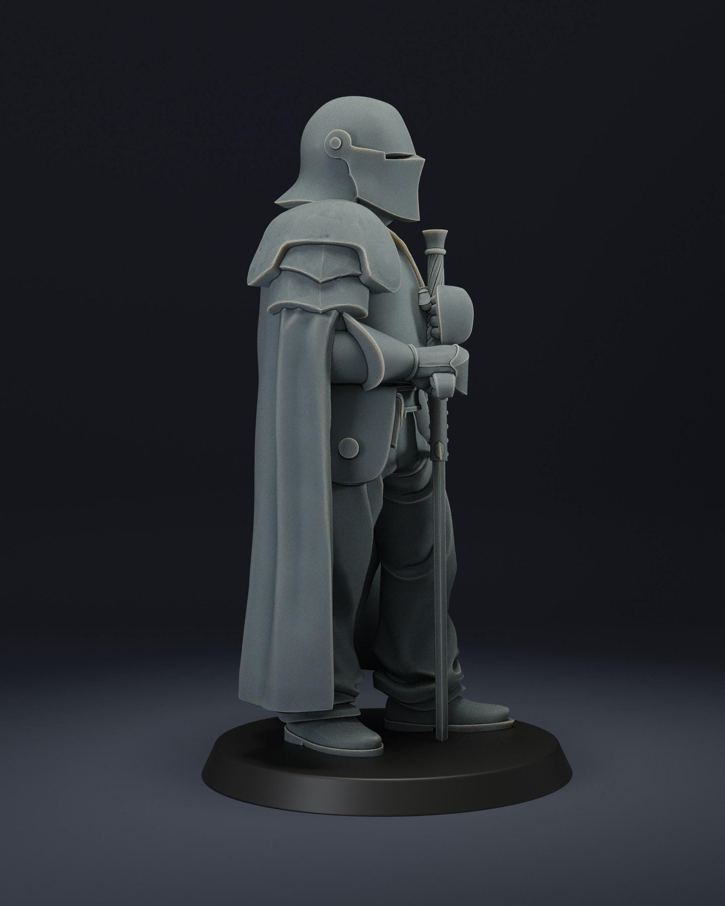 Trench Paladin - 3D printed miniature  - Wargaming - Trench Grimdark