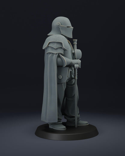 Trench Paladin - 3D printed miniature  - Wargaming - Trench Grimdark