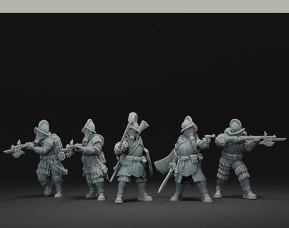 New Antioch Papal Squad - 3D printed Grimdark Miniature