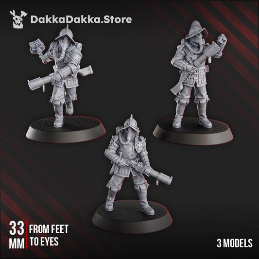 Conquistador Bombers - 3D printed miniature  - Wargaming - Trench Grimdark