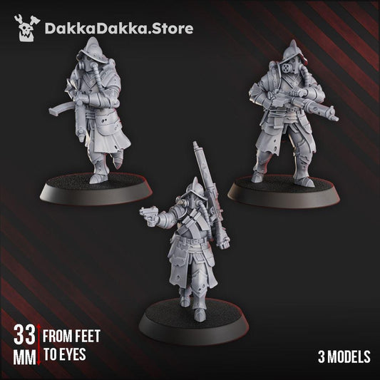 Conquistador Heavy Support - 3D printed miniature  - Wargaming - Trench Grimdark