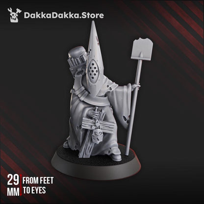 Gravekeeper - 3D printed miniature  - Wargaming - Trench Grimdark