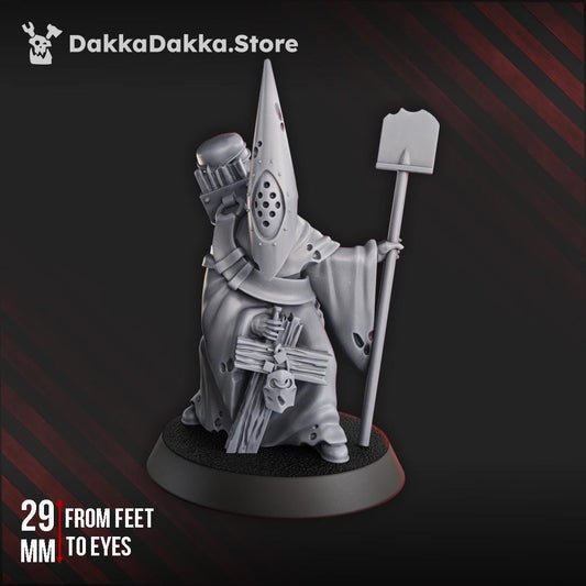 Gravekeeper - 3D printed miniature  - Wargaming - Trench Grimdark