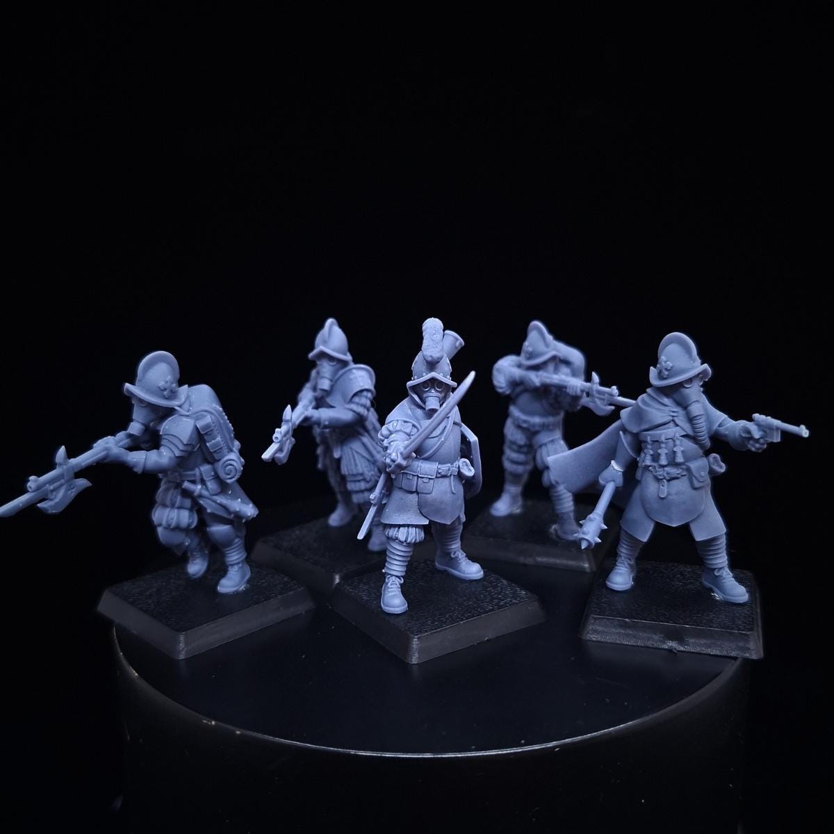 Papal Squad - 3D printed miniature  - Wargaming - Trench Grimdark