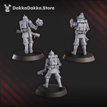 Conquistador Bombers - 3D printed Grimdark Miniature