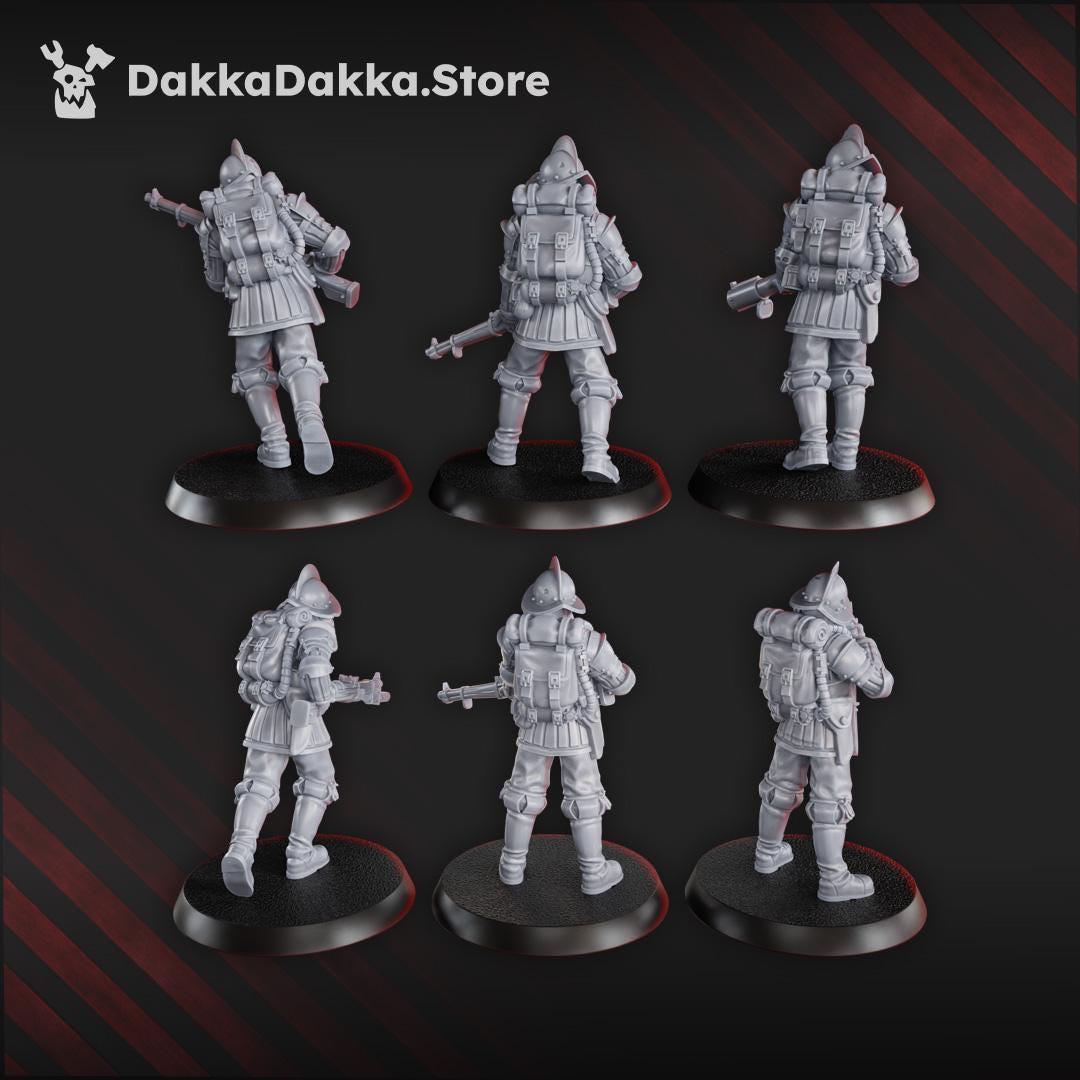 Cortez's conquistadors - 3D printed miniature  - Wargaming - Trench Grimdark