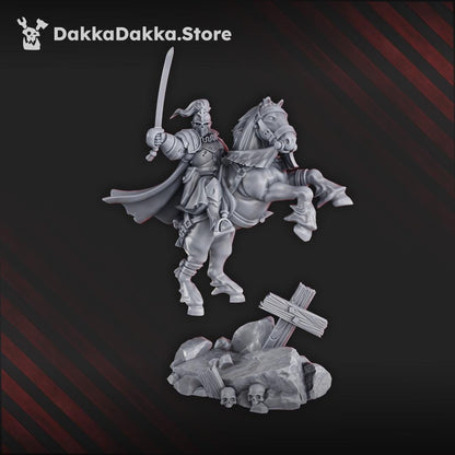 Don Miguel de Espinosa Cortes - 3D printed miniature  - Wargaming - Trench Grimdark - 3D printed Grimdark Miniature