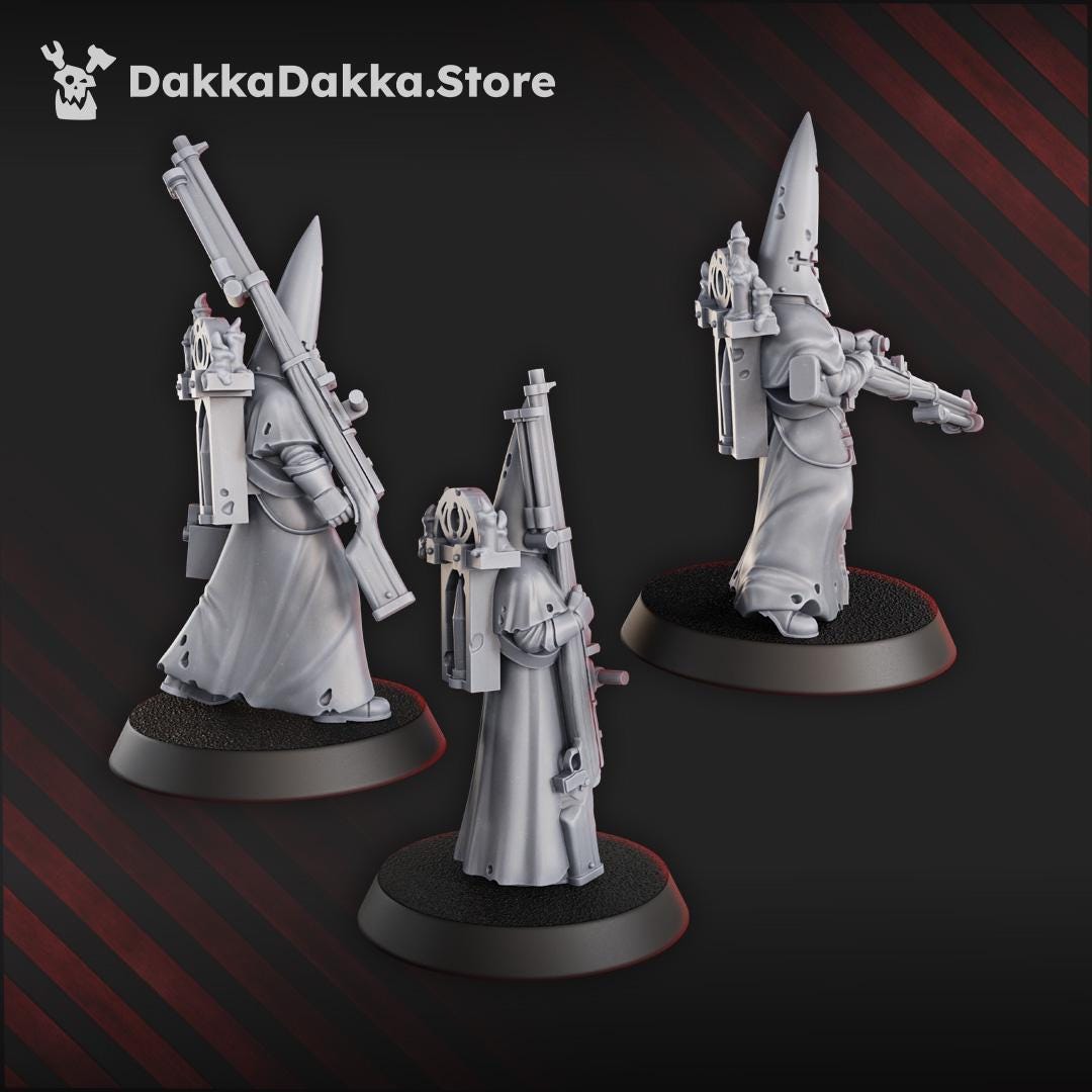 Novitiate of Asesino de tanques - 3D printed miniature  - Wargaming - Trench Grimdark