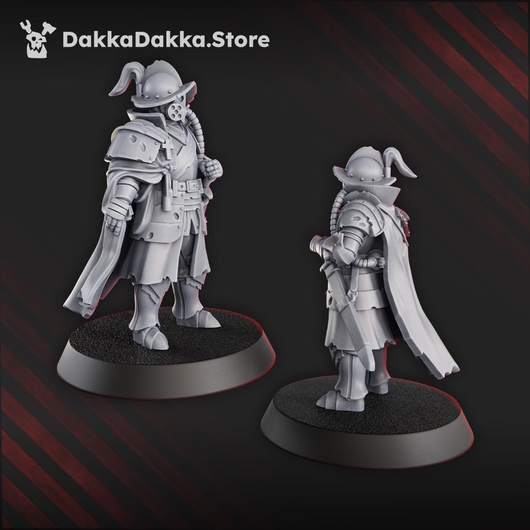 Cortez's comandante - 3D printed miniature  - Wargaming - Trench Grimdark