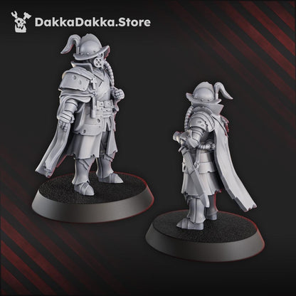 Cortez's comandante - 3D printed miniature  - Wargaming - Trench Grimdark
