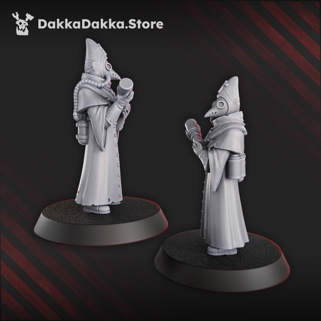 Hospitaller - 3D printed miniature  - Wargaming - Trench Grimdark