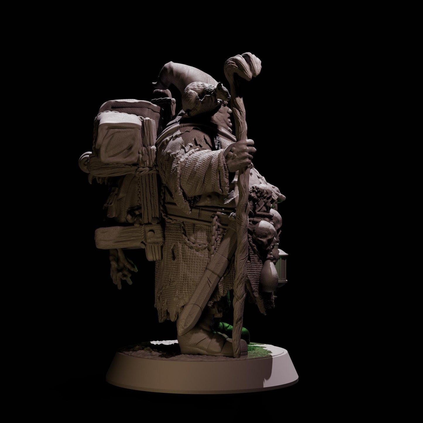 Wandering Merchant Of Rot - 3D printed miniature  - Wargaming - Trench Grimdark