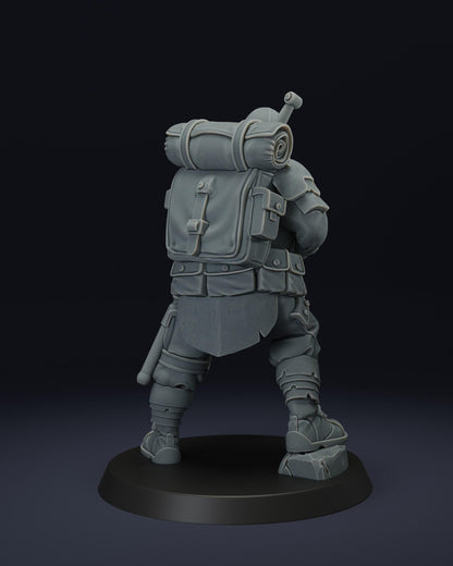 Shock Trooper - 3D printed Grimdark Miniature
