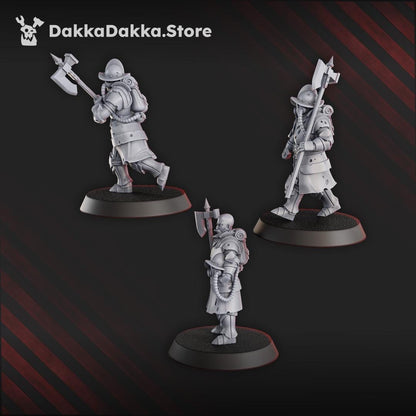Conquistador vanguards - 3D printed miniature  - Wargaming - Trench Grimdark