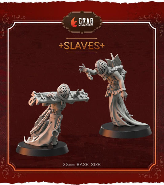 Wraith Slaves - 3D printed miniature  - Wargaming - Trench Grimdark