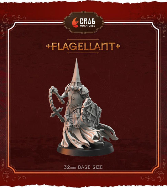 Wraith Flagellant - 3D printed miniature  - Wargaming - Trench Grimdark