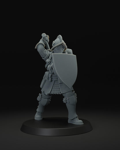 Papal Melee Trooper - 3D printed Grimdark Miniature
