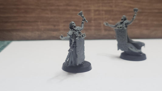 Wraith Prophets by Crab Miniature- 3D printed Grimdark Miniature