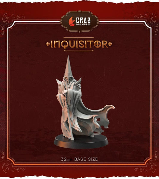 Wraith Inquisitor - 3D printed miniature  - Wargaming - Trench Grimdark
