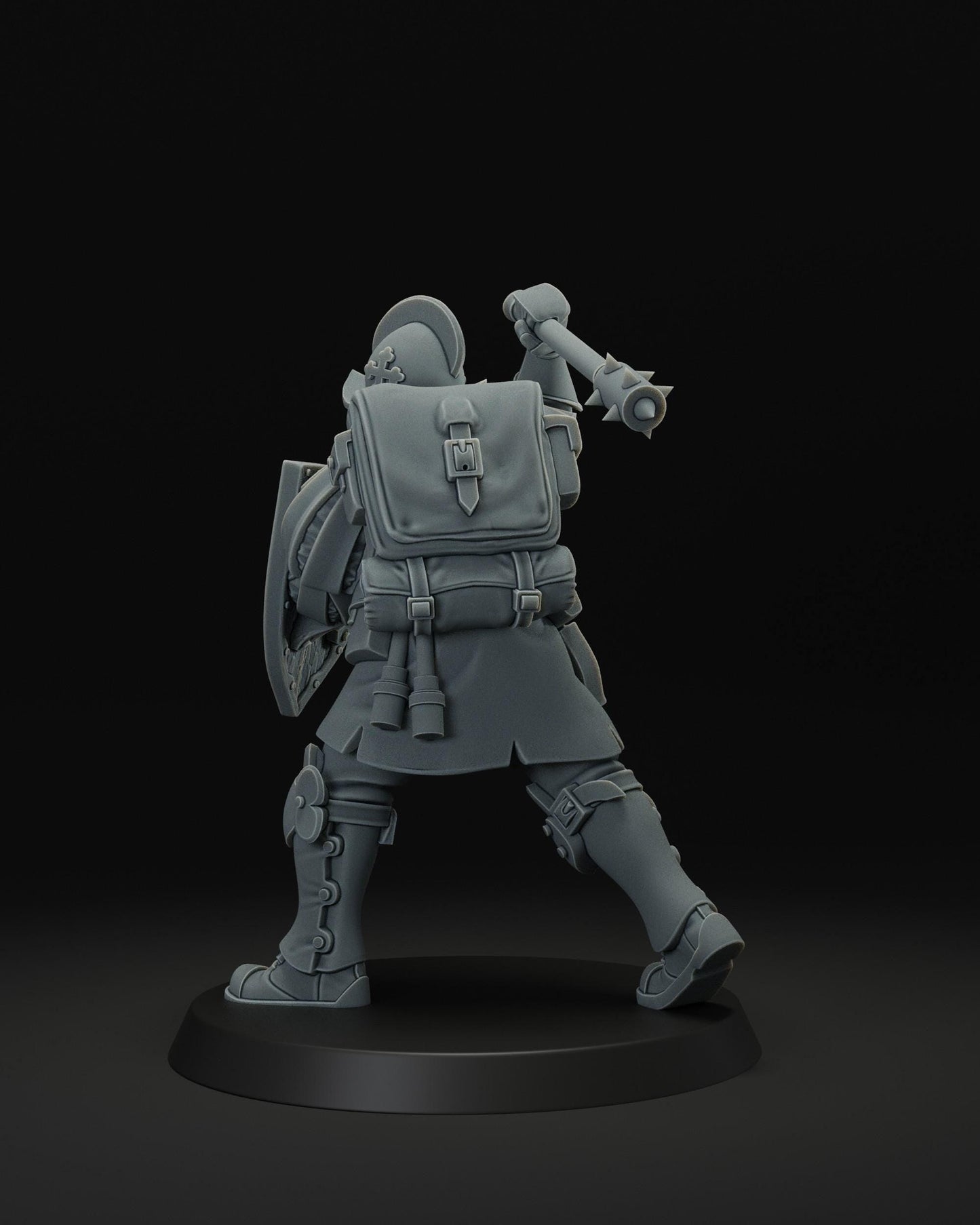 Papal Melee Trooper - 3D printed Grimdark Miniature