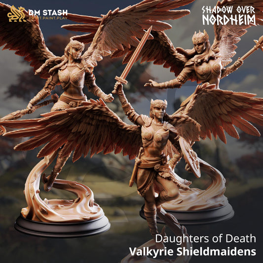 Daughters Of Death - Valkyrie Shieldmaidens - Shadow Over Nordheim By Dm Stash