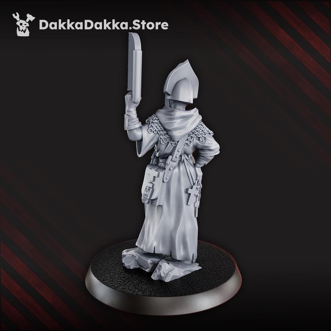 Ada The Sawbones - 3D printed miniature  - Wargaming - Trench Grimdark