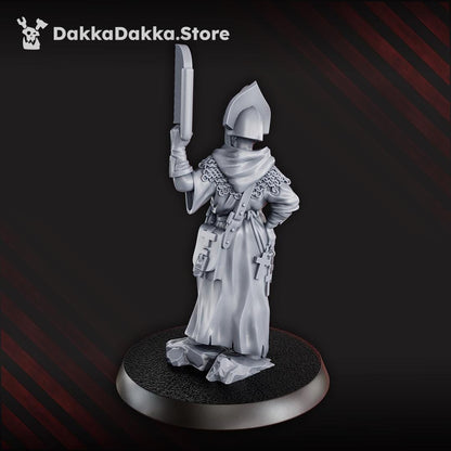 Ada The Sawbones - 3D printed miniature  - Wargaming - Trench Grimdark