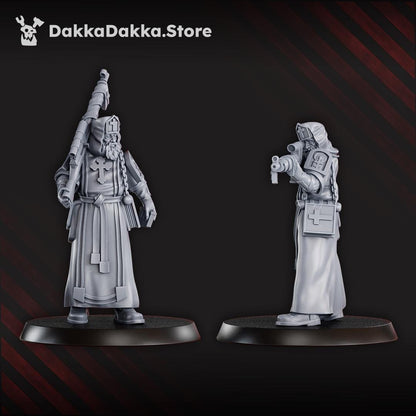 Voroshilov Brothers, the Sniper Twins - 3D printed miniature  - Wargaming - Trench Grimdark