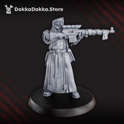 Voroshilov Brothers, the Sniper Twins - 3D printed miniature  - Wargaming - Trench Grimdark