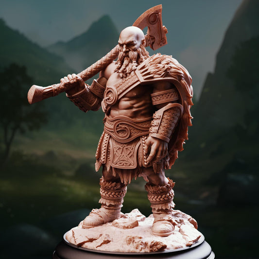 Dwarven Berserker Orzei - A Wild Hunt By Dm Stash