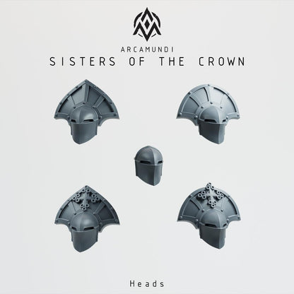 Sisters of the Crown Nuns by Arcamundi - 3D printed Grimdark Miniature