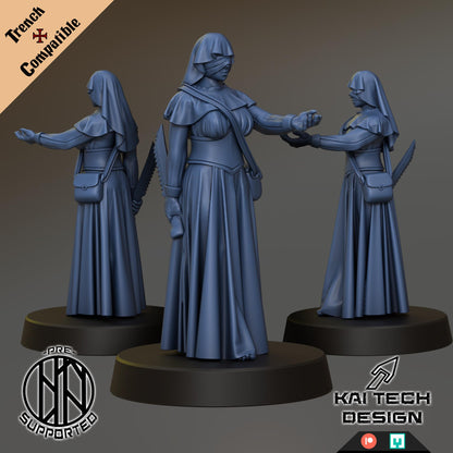 Holy Warband - 21x Grimdark miniature - 3D printed Grimdark Miniature