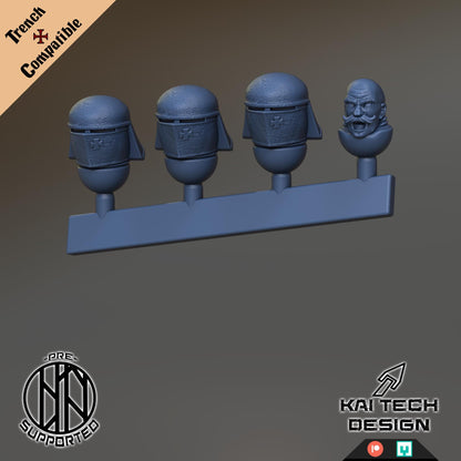 Holy Warband - 21x Grimdark miniature - 3D printed Grimdark Miniature