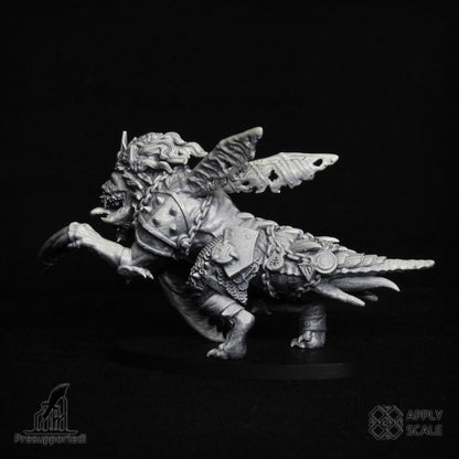 The Court - Hell Beast - 3D printed Grimdark Miniature