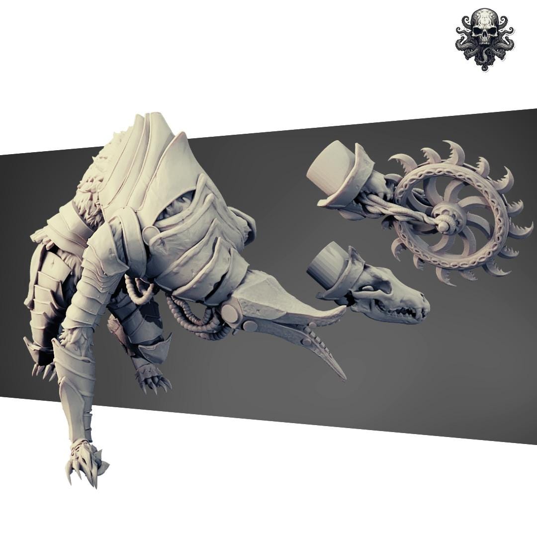 Hollowed legion - WarWolf - 3D printed miniature  - Wargaming - Trench Grimdark