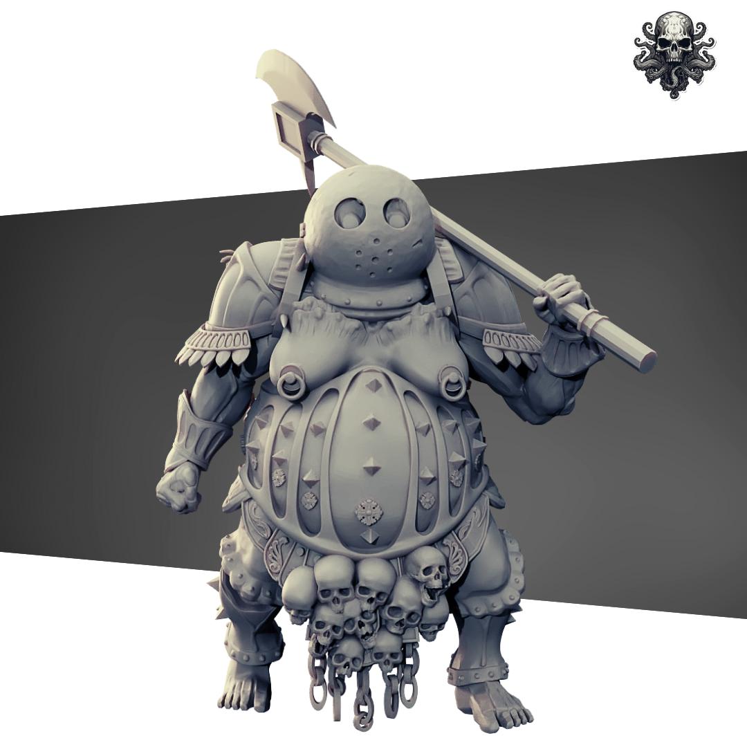 Hollowed legion - Bazuso Eater Smough - 3D printed miniature  - Wargaming - Trench Grimdark