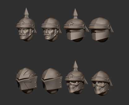 Heavy Mechanic Infantry - 3D printed Grimdark Miniature