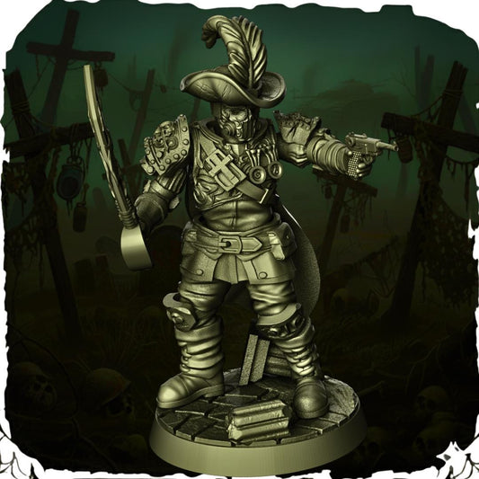 Papal Leiutenant - 3D printed miniature  - Wargaming - Trench Grimdark