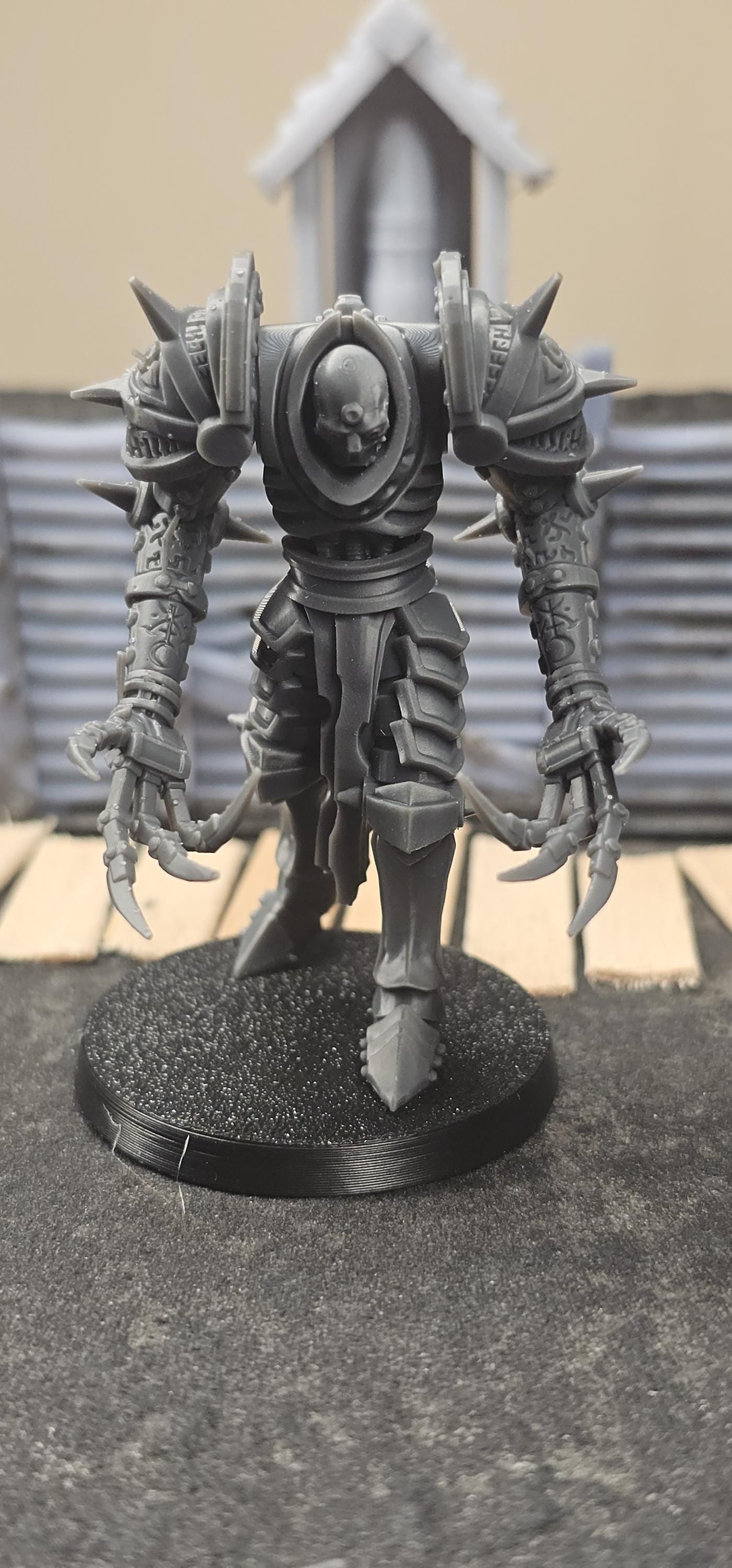 Warlock of Goetic Arts - 3D printed miniature  - Wargaming - Trench Grimdark - 3D printed Grimdark Miniature