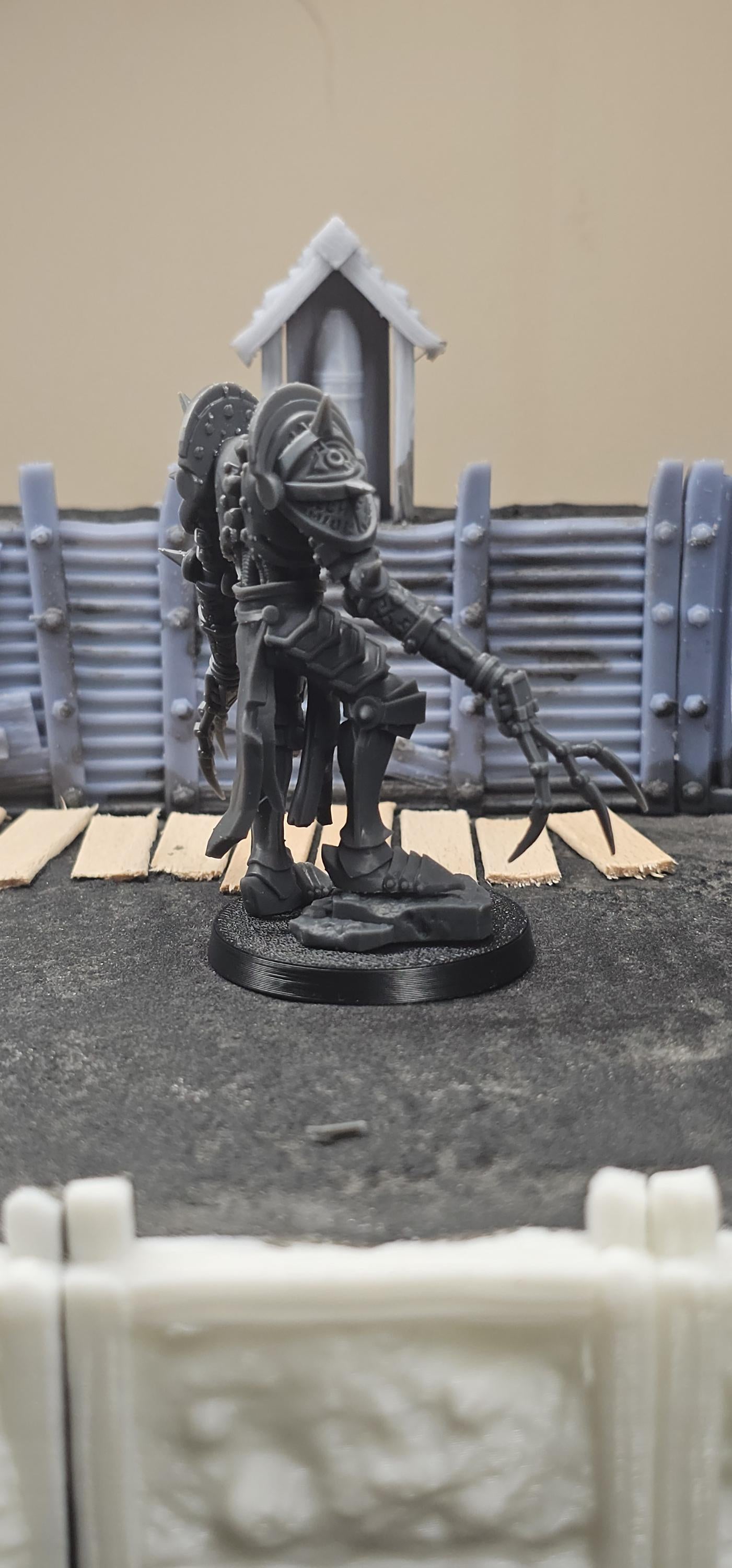Warlock of Goetic Arts - 3D printed miniature  - Wargaming - Trench Grimdark - 3D printed Grimdark Miniature