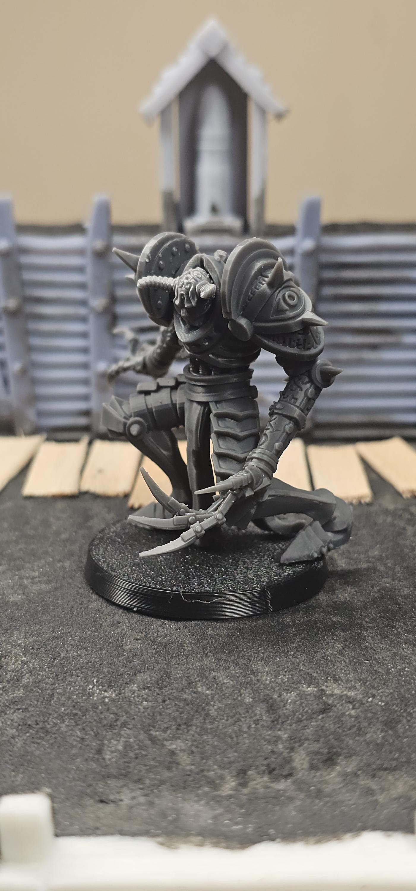 Warlock of Goetic Arts - 3D printed miniature  - Wargaming - Trench Grimdark - 3D printed Grimdark Miniature