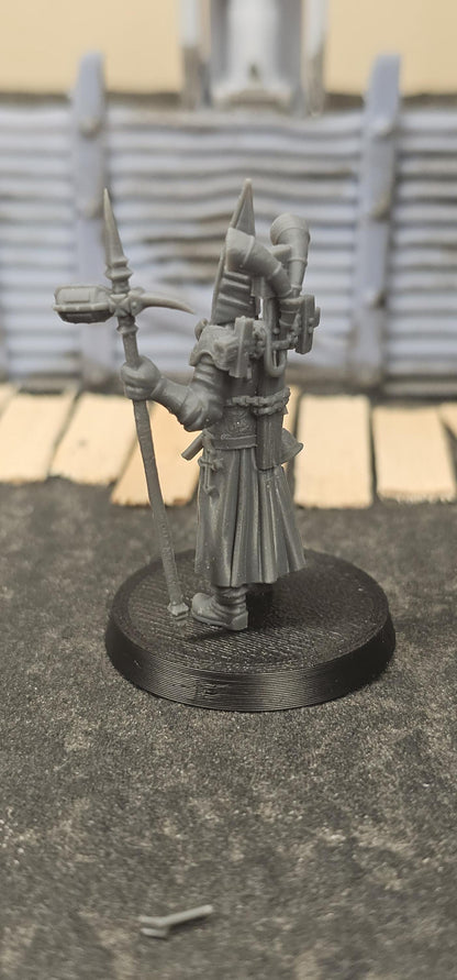 Pilgrim War Preacher - 3D printed miniature  - Wargaming - Trench Grimdark