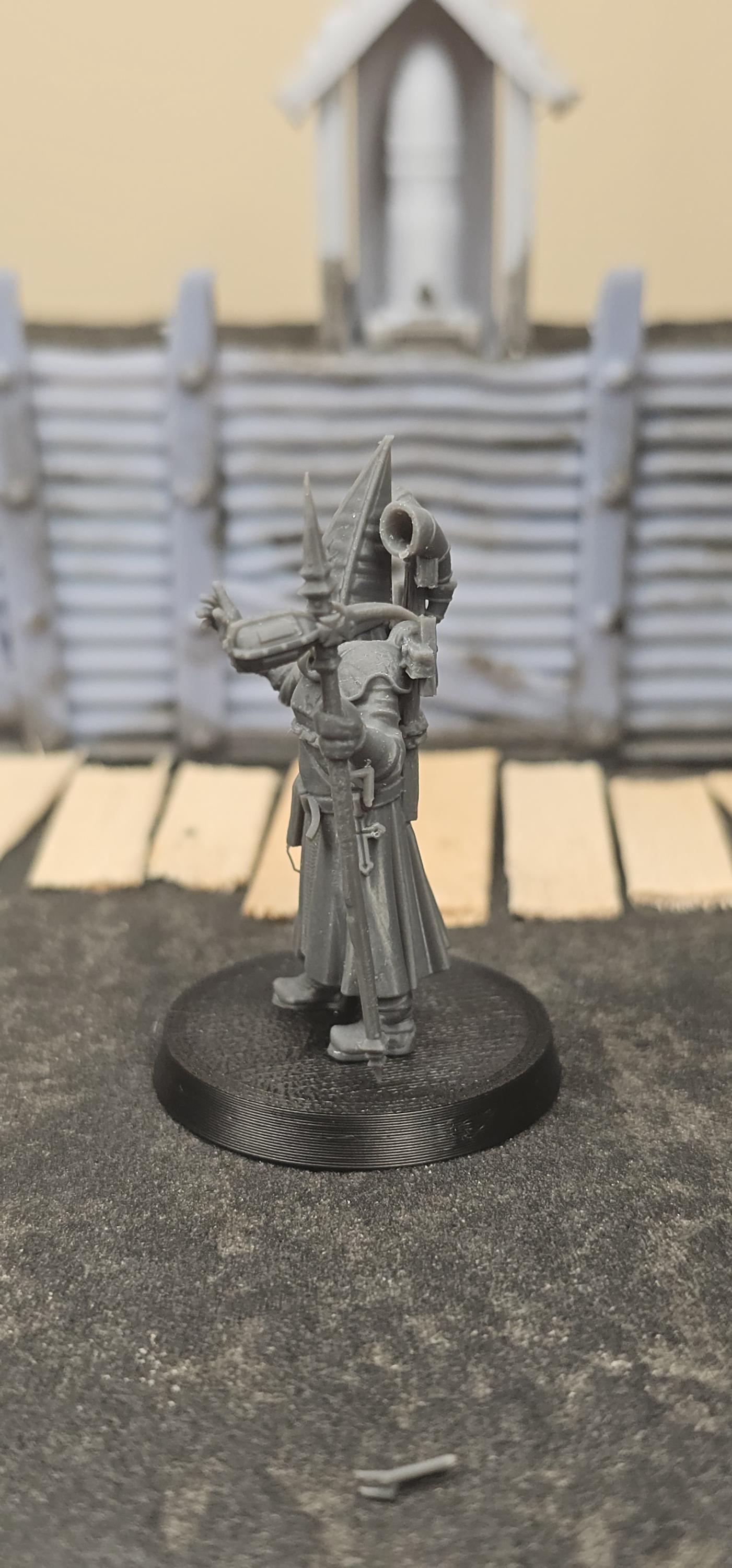 Pilgrim War Preacher - 3D printed miniature  - Wargaming - Trench Grimdark