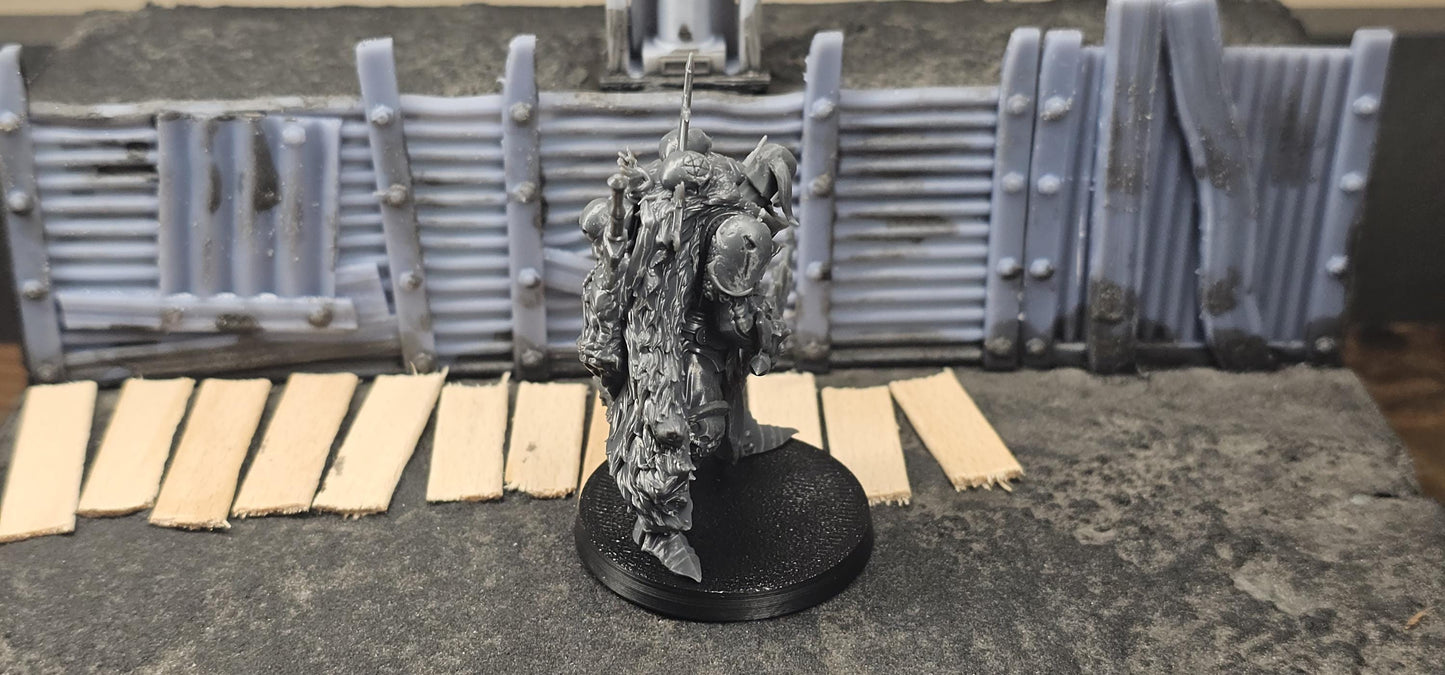Northern Hell Knights - 3D printed miniature  - Wargaming - Trench Grimdark