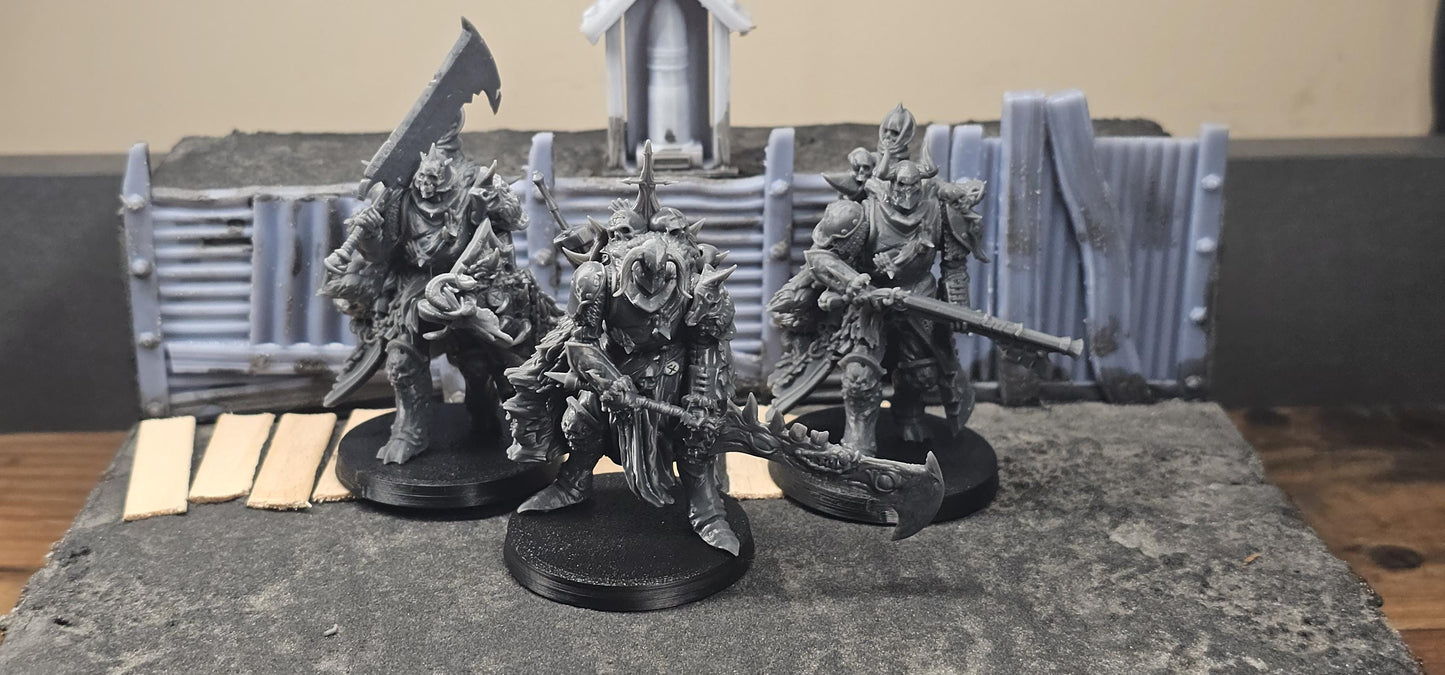Northern Hell Knights - 3D printed miniature  - Wargaming - Trench Grimdark