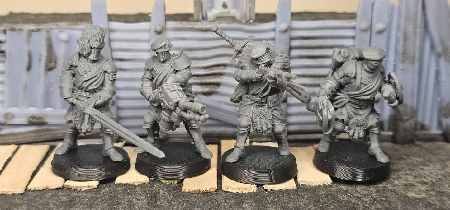 Highlander strike force - 3D printed miniature  - Wargaming - Trench Grimdark