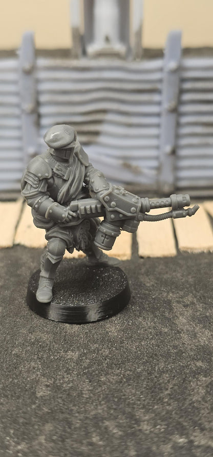 Highlander strike force - 3D printed Grimdark Miniature