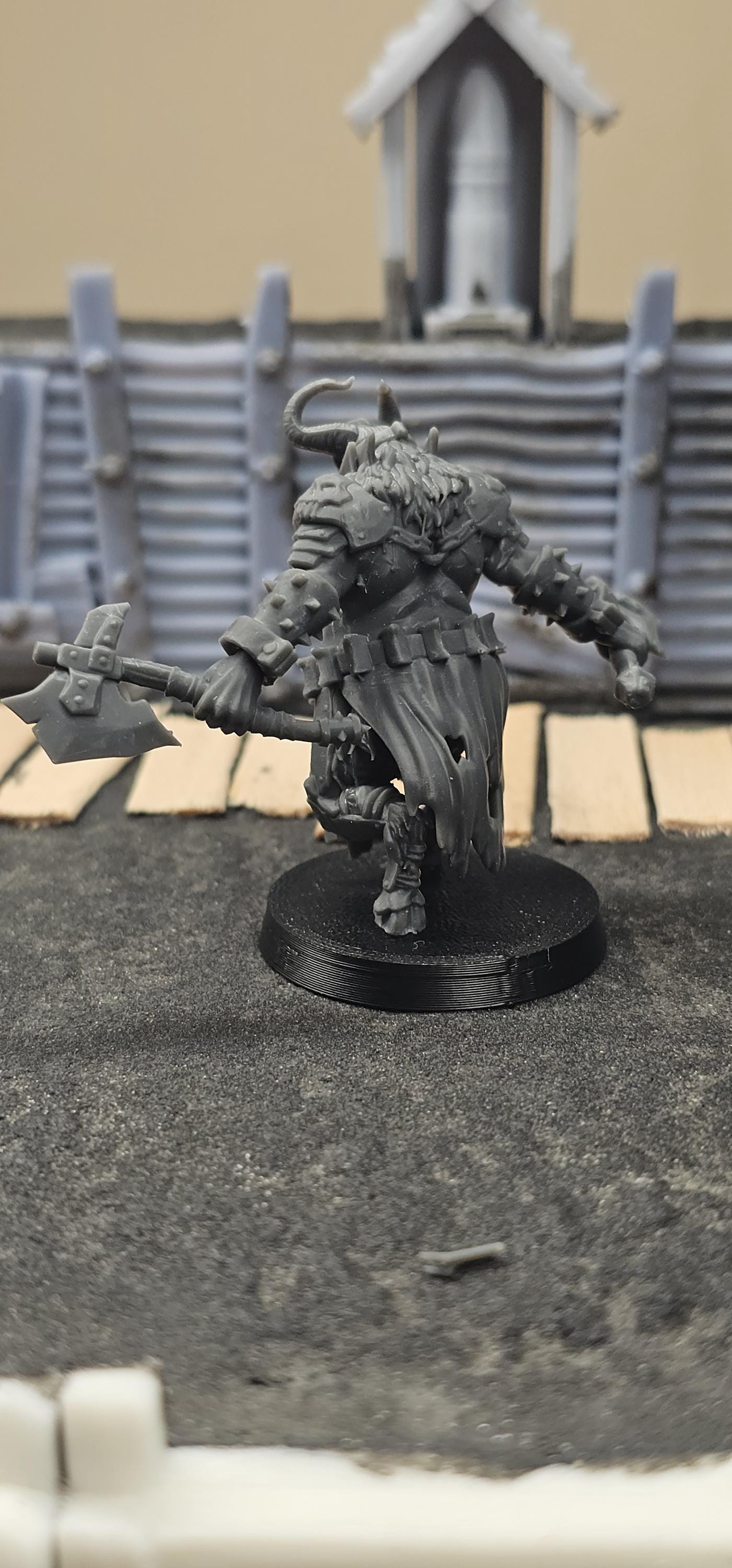 The Court - Demonic Slaves soldiers - 3D printed miniature  - Wargaming - Trench Grimdark - 3D printed Grimdark Miniature
